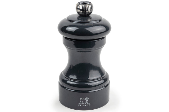 Moulin à poivre manuel Peugeot Bistro en bois de hêtre laqué ardoise 10cm