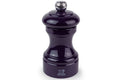 Moulin à poivre manuel Peugeot Bistro en bois de hêtre laqué aubergine 10cm