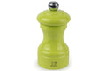 Moulin à poivre manuel Peugeot Bistro en bois de hêtre laqué vert pistache 10cm