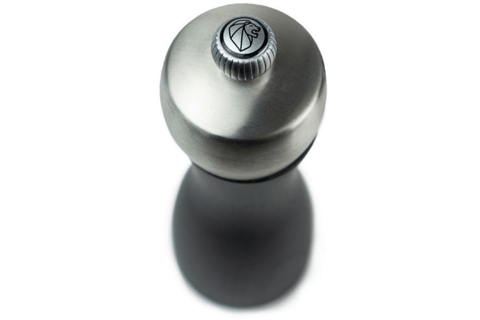 Moulin à poivre manuel Peugeot Fidji en bois de hêtre et inox collection graphite 15cm