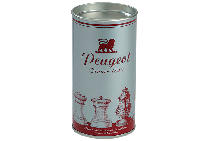 Moulin à poivre manuel Peugeot Mignonnette en métal argenté 10cm