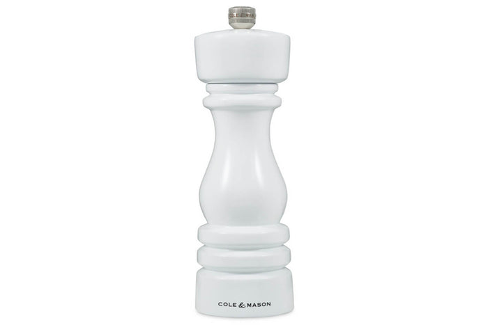 Moulin à sel Cole & Mason London blanc gloss 18cm