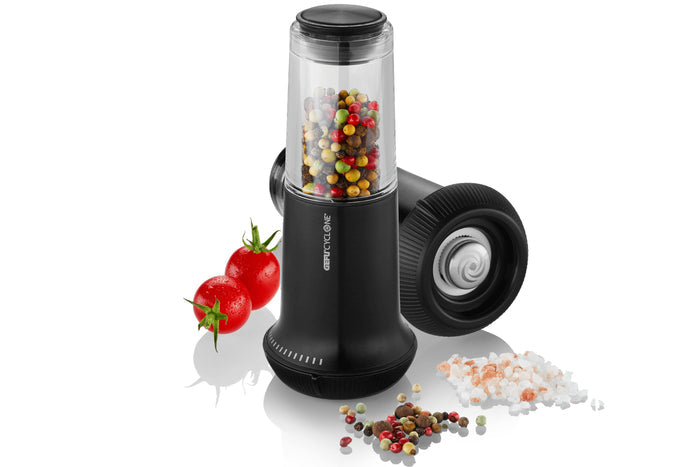 Moulin à sel ou à poivre Gefu X-PLOSION taille M noir en inox