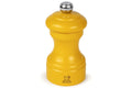 Moulin à sel sec manuel Peugeot Bistro en bois de hêtre laqué jaune safran 10cm