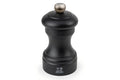 Moulin à sel sec manuel Peugeot Bistro en bois de hêtre noir mat 10cm
