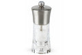 Moulin à sel sec manuel Peugeot Ouessant en inox et acrylique 14cm