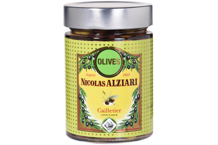 Olives de Nice Cailletier AOP Nicolas Alziari - Bocal de 220g