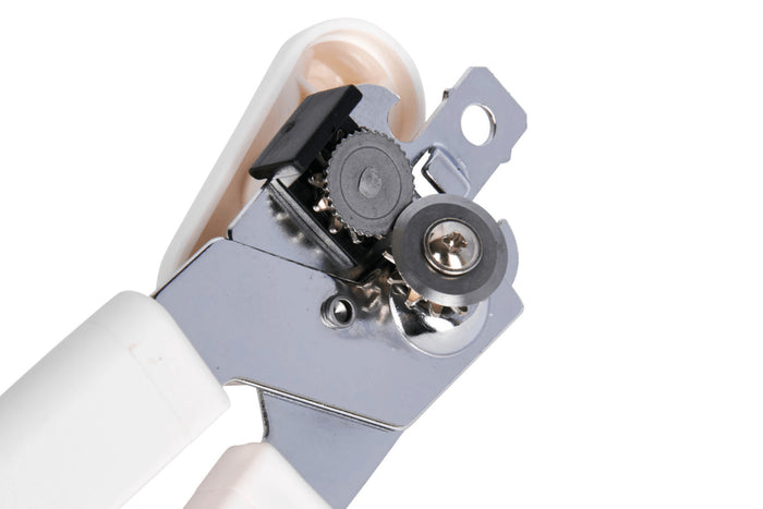 Ouvre-boîte KitchenCraft en acier inox et ABS blanc