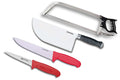 Pack spécial boucher 2 couteaux + 1 scie + 1 feuille de boucher