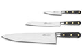 Pack spécial boulanger 3 couteaux français Sabatier Idéal inox 100% forgés laiton