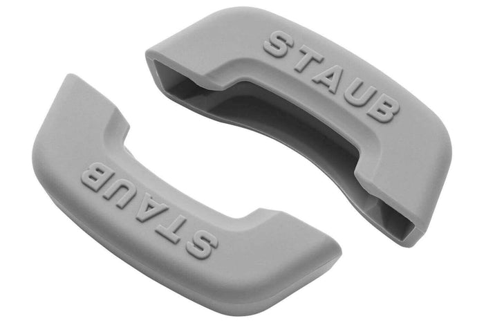 Paire de 2 maniques en silicone pour cocotte Staub en fonte