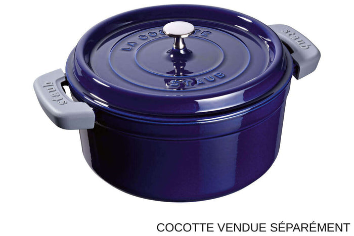 Paire de 2 maniques en silicone pour cocotte Staub en fonte