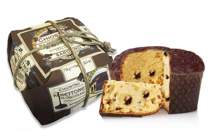 Panettone Chiostro Di Saronno chocolat 750g haut de gamme - Fabrication italienne artisanale