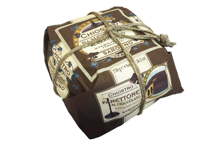 Panettone Chiostro Di Saronno chocolat 750g haut de gamme - Fabrication italienne artisanale