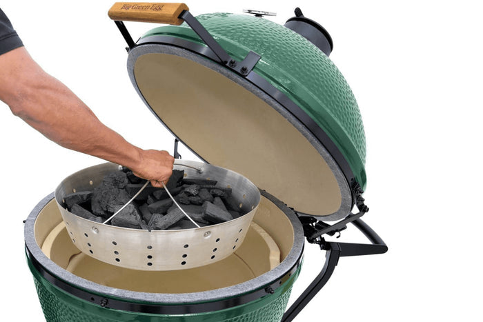 Panier à charbon en acier inoxydable pour Big Green Egg MiniMax