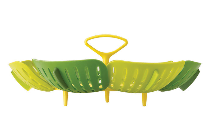 Panier vapeur pliable Joseph Joseph Bloom en silicone vert