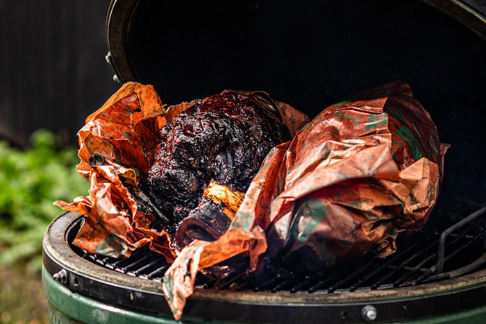 Papier de boucherie Big Green Egg rouleau 22,8m rose