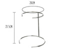 Pied support chromé universel Matfer pour chinois et passe-sauce - Diamètre 20cm