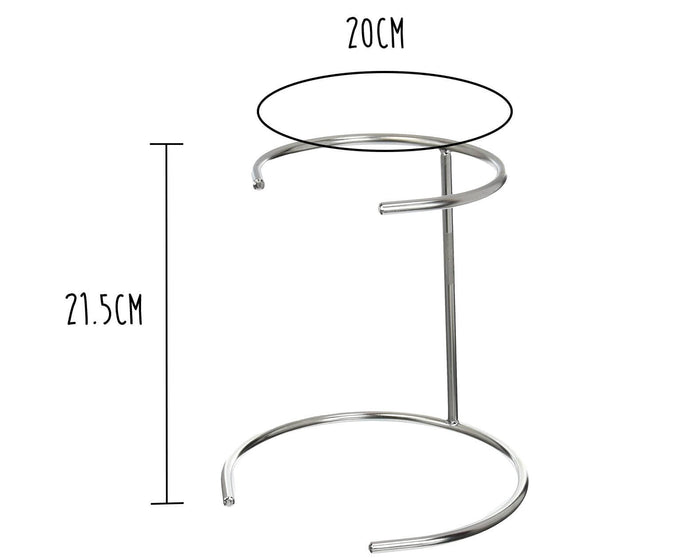 Pied support chromé universel Matfer pour chinois et passe-sauce - Diamètre 20cm