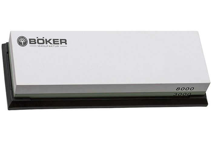 Pierre à aiguiser Boker double face 3000/8000 18x6x3cm