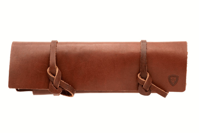 Pierre à aiguiser Helle H300311 double face grains 360/1000 taille L avec étui en cuir