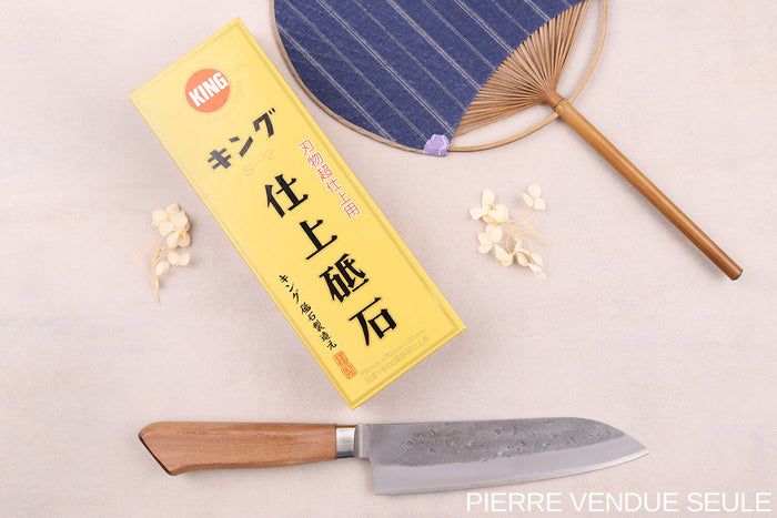 Pierre à aiguiser japonaise King S-2 grains 6000 + socle