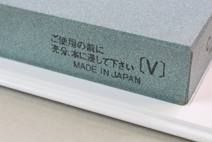 Pierre à aiguiser japonaise Suehiro Cerax céramique grains 180 sur socle