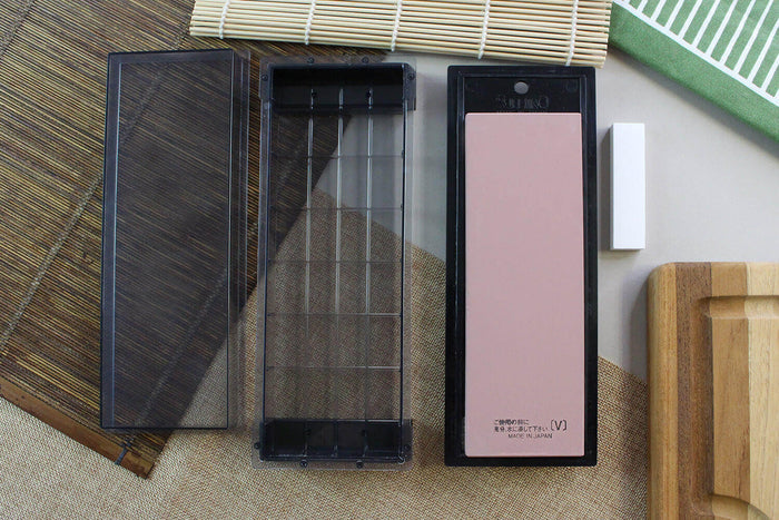 Pierre à aiguiser japonaise Suehiro Cerax céramique grains 320/800
