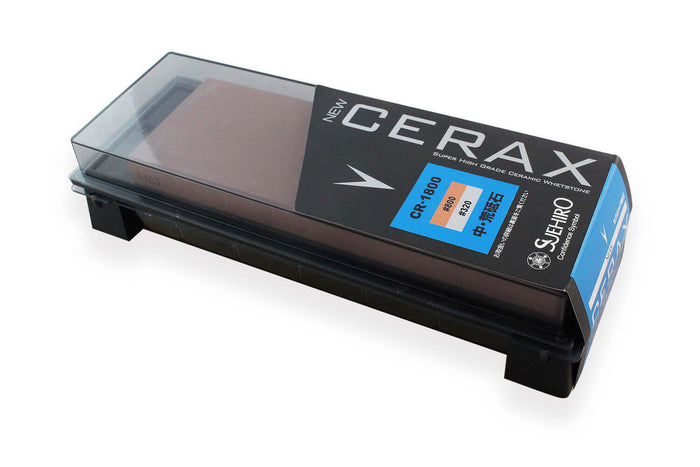 Pierre à aiguiser japonaise Suehiro Cerax céramique grains 320/800