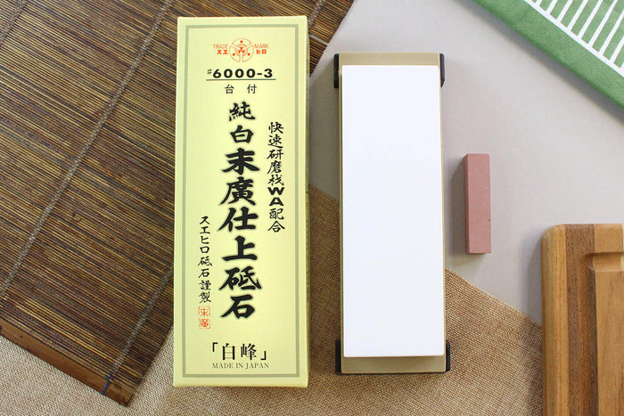 Pierre à aiguiser japonaise Suehiro Shiramine 6000