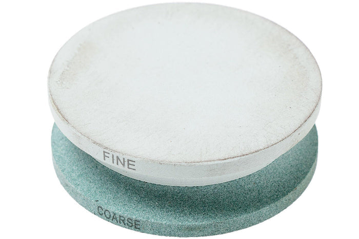 Pierre à aiguiser ronde Hultafors Premium 2 grains (180/600) Diamètre 75mm