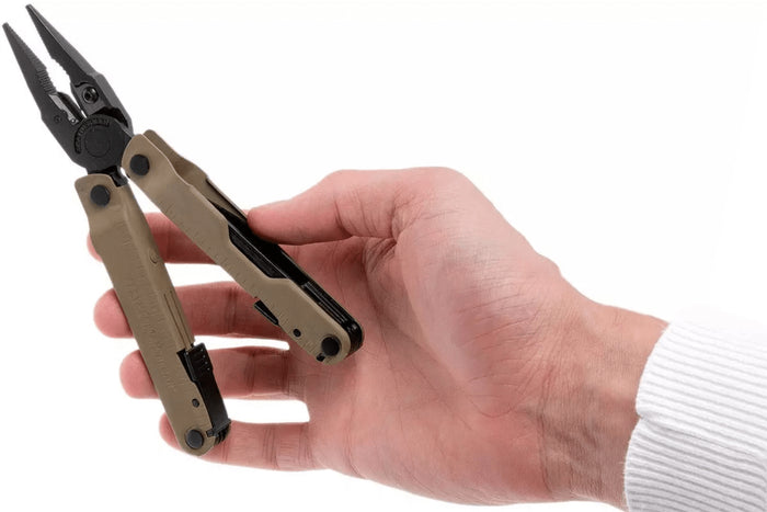 Pince multifonction Leatherman Rebar Coyote 832406 17 fonctions + étui nylon