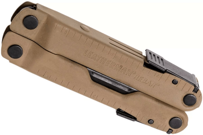 Pince multifonction Leatherman Rebar Coyote 832406 17 fonctions + étui nylon