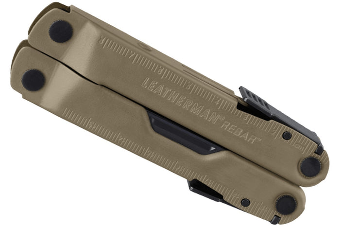 Pince multifonction Leatherman Rebar Coyote 832406 17 fonctions + étui nylon