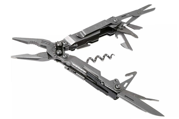 Pince multifonction SOG Powerlitre SGPL1001 17 pièces manche en acier 12,7cm
