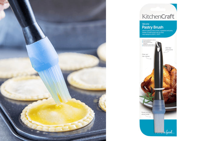 Pinceau pour pâtisserie KitchenCraft à poils en silicone manche polymère
