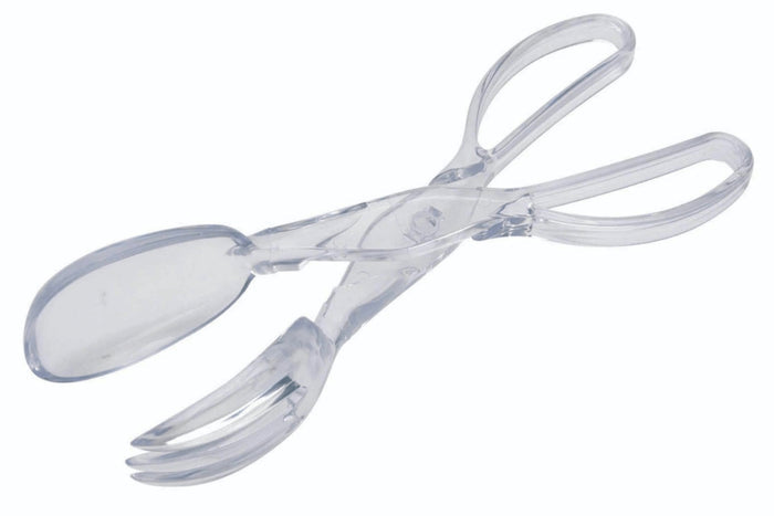 Pinces à salade KitchenCraft Scissor Action séparables en acrylique transparent