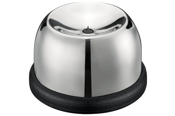 Pique-œufs Gefu Perfo en acier inoxydable base noire