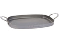 Plancha grill De Buyer Mineral B Element en fer 38x26cm avec 2 anses inox