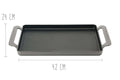 Plancha grill en fonte - 42x24cm
