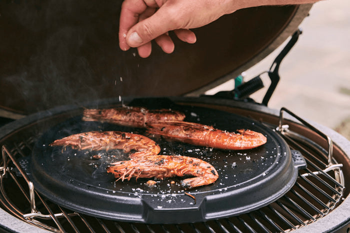 Plancha plaque de cuisson en fonte pour barbecue Big Green Egg L, XL, 2XL