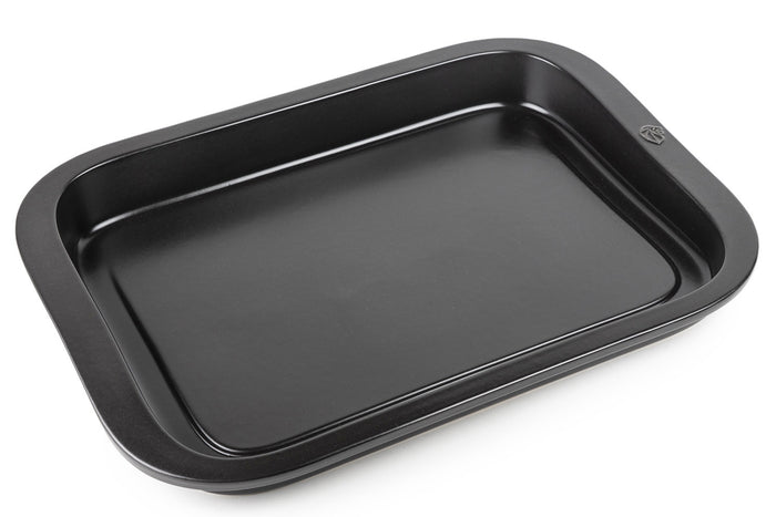 Plancha rectangulaire noire Peugeot Grill to table en céramique - 43cm