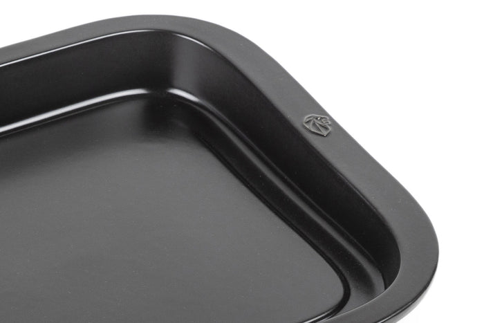 Plancha rectangulaire noire Peugeot Grill to table en céramique - 43cm