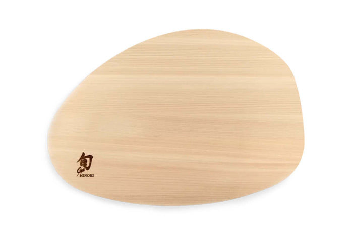 Planche à découper ovale Kai en Hinoki japonais 41 x 32 cm