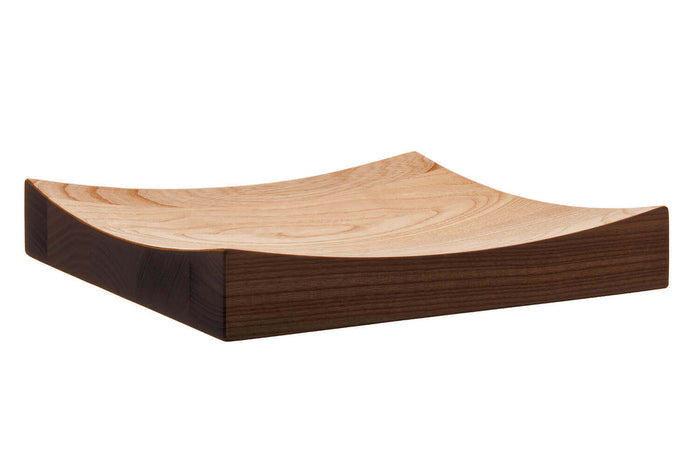 Planche à découper pour hachoir Triangle en frêne 23x23x4cm