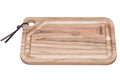Planche à découper Tramontina Kitchen avec rigole en bois de teck FSC 34x23,3x1,8cm