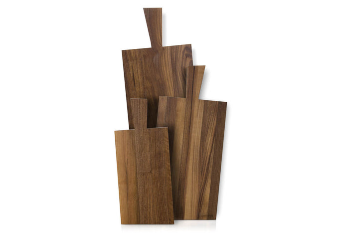 Planche apéritive Continenta en bois de noyer 49x22x2cm