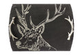 Planche de service en ardoise Selbrae House avec poignées 35x25cm - Motif cerf