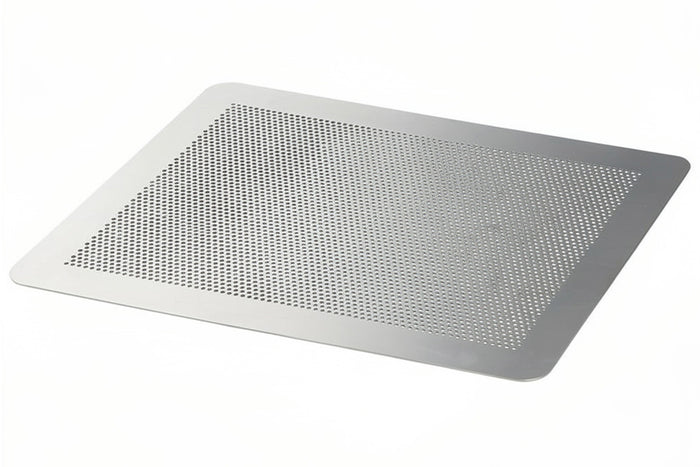 Plaque pâtissière perforée en aluminium Patisdécor sans rebords 40x30cm