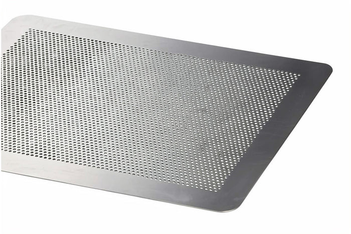 Plaque pâtissière perforée en aluminium Patisdécor sans rebords 40x30cm
